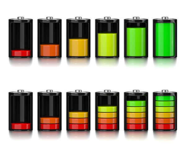 Charge Levels Battery Set