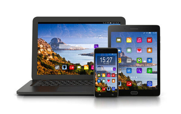 Electronics Devices. Technology Concept