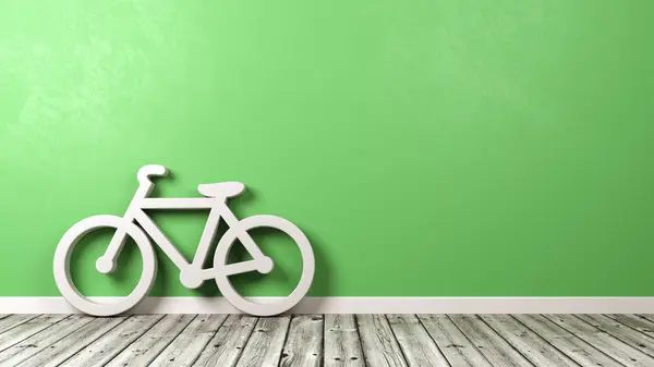 Форма велосипеда с копировальным пространством — стоковое фото