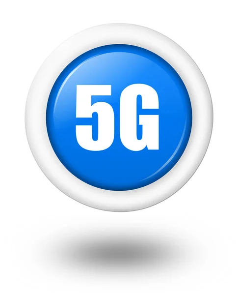 5g sieci komórkowej Standardowa ikona — Zdjęcie stockowe