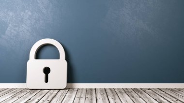 Asma kilit simgesi odasında