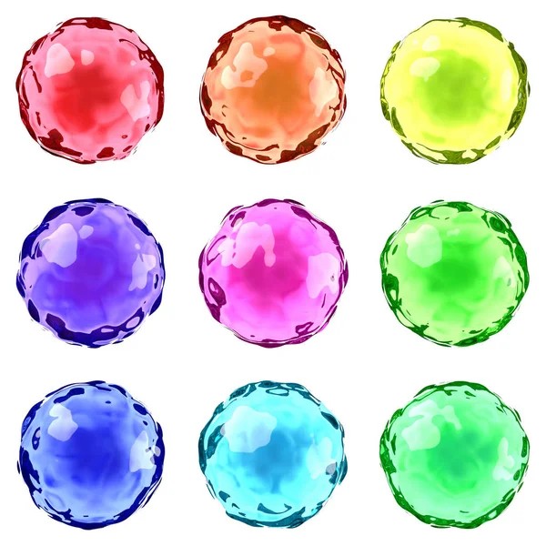 Jelly Drops Collection — Stock Photo, Image