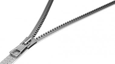 Beyaz izole ZIP