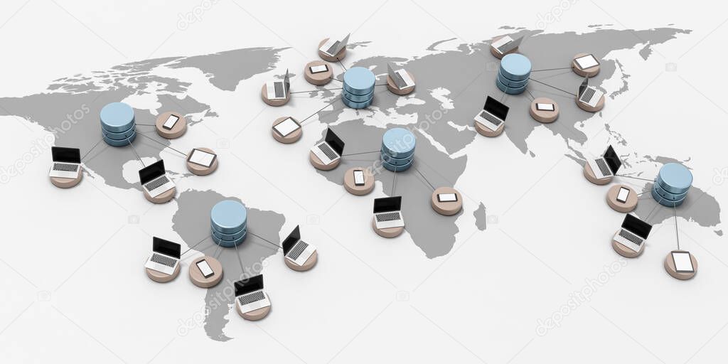 Global Network Illustration