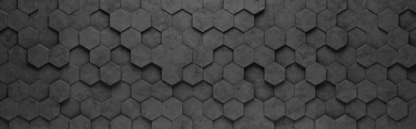 Šestiúhelníkové dlaždice 3D vzor pozadí — Stock fotografie