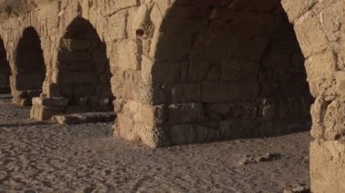 Yavaş Pan üst Roma su kemeri kemerler 