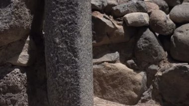 Sıkı küçük sunak Entrane İsrail harap şehir için doz 