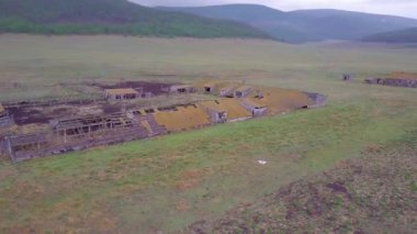 Hangar havadan görünümü Harabeleri