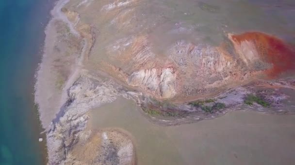 Colinas da margem do Lago Baikal — Vídeo de Stock