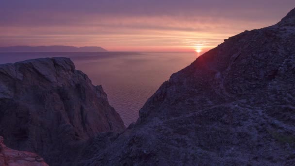 Prove. Time lapse Sun Rays Nuvole Vista Alba. Paesaggio. Siberia . — Video Stock