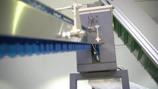 Φιάλη Factory Βιομηχανική Μηχανή Εργαλείο Παραγωγή — Αρχείο Βίντεο