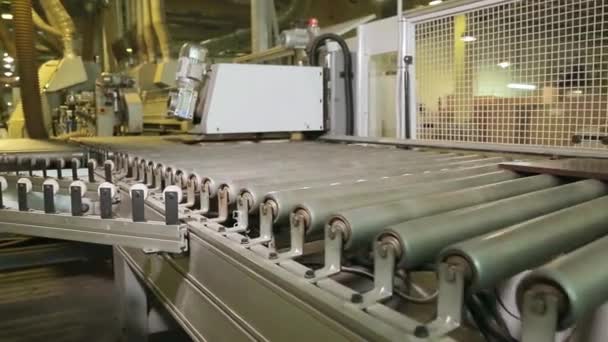 Prores Furniture Manufacture Industrial Machine Tool Production — Stock Video