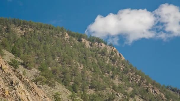 Prores Orilla Del Lago Baikal Rocas Paisaje — Vídeos de Stock