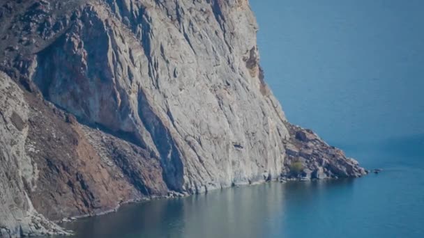 Prores Берег Озера Байкал Скалы Пейзаж — стоковое видео