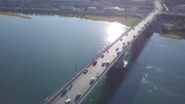 ProRes. Havadan görünümü şehirden. Cityscape.