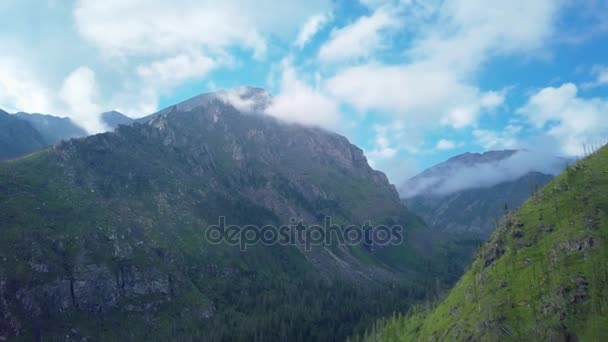 Berge Aus Der Luft Landschaft Natur Reise — Stockvideo