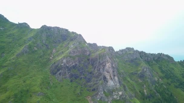 Berge Aus Der Luft Landschaft Natur Reise — Stockvideo