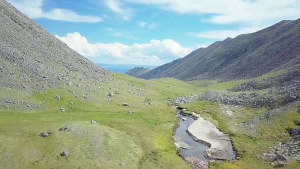 Βουνά Από Την Εναέρια Προβολή Τοπίο Φύση Ταξίδια — Αρχείο Βίντεο