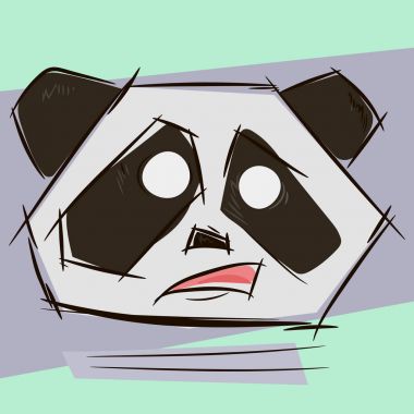 dev panda, gülümse