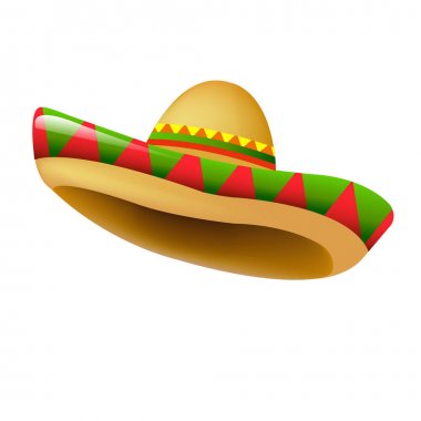   Meksika Sombrero illüstrasyon