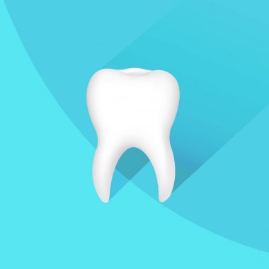 Degrade kafes ile diş Logo