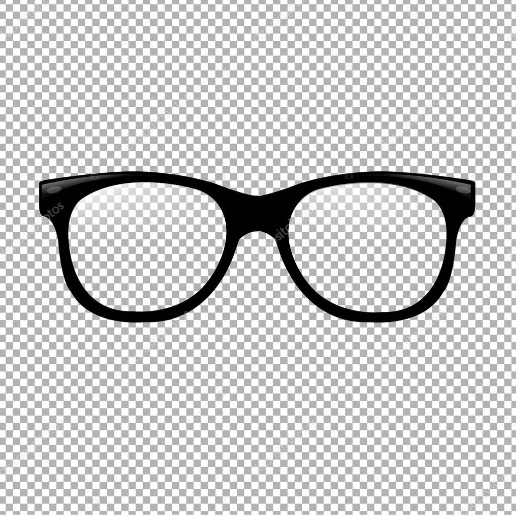 Glasses on Transparent Background