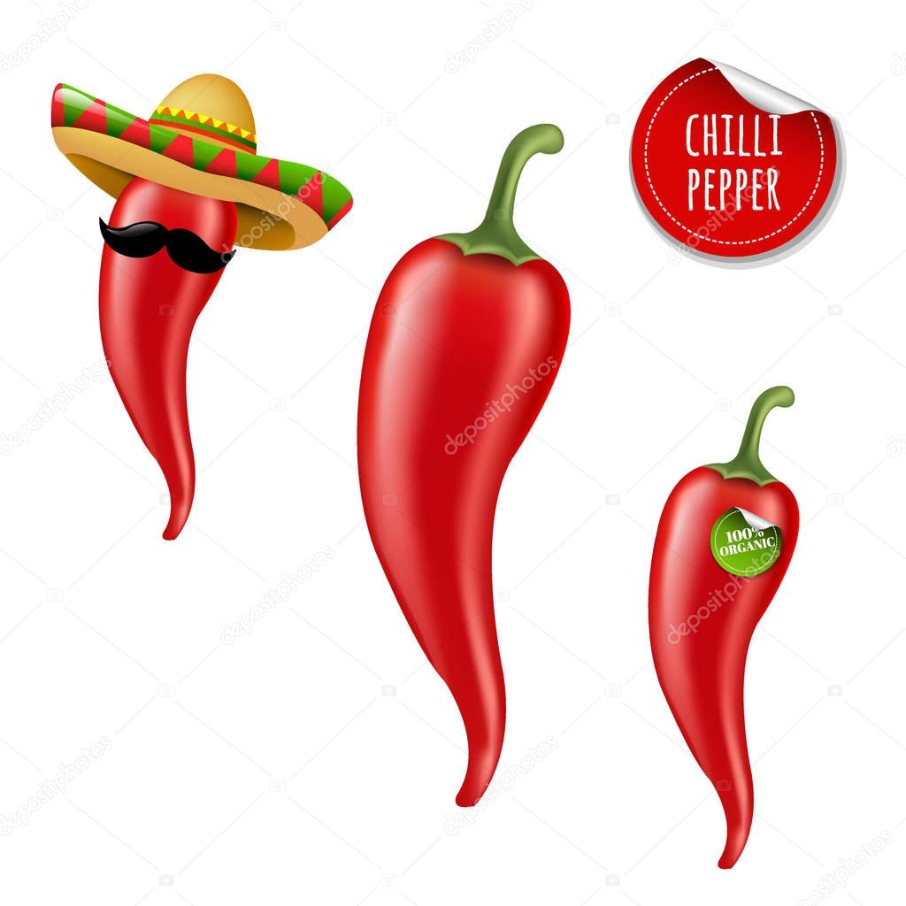 Hot Chilli Peppers Set