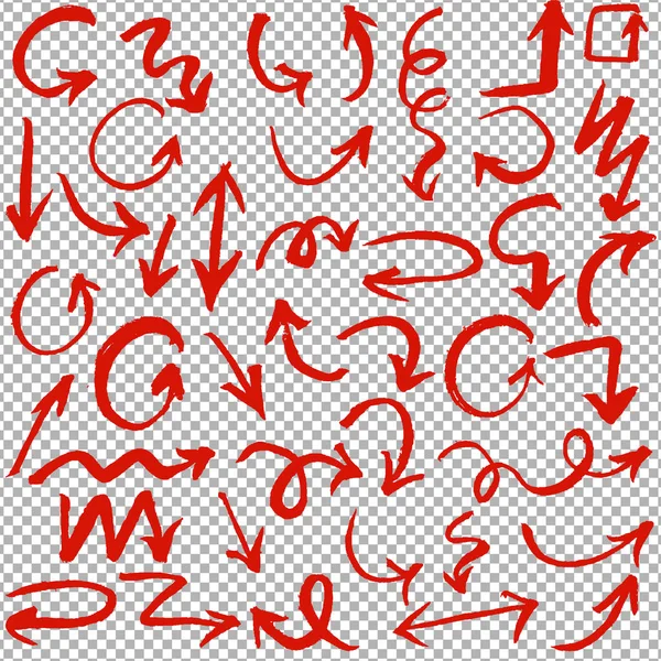 El çizilmiş oklar ayarlandı