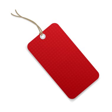 Red Sale Tag clipart
