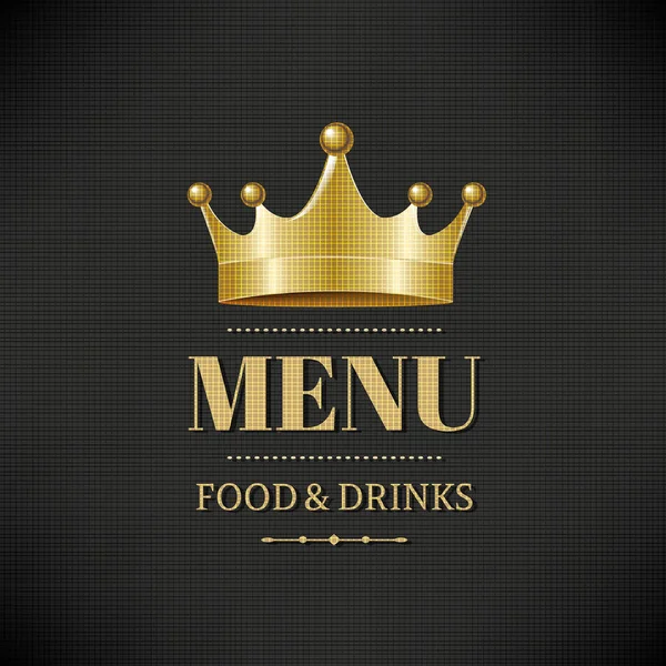 Menu restaurant avec gradient Mesh — Image vectorielle