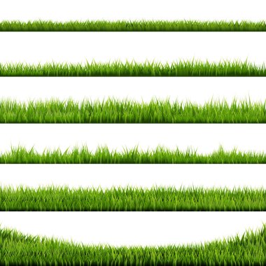 green Grass Frame clipart