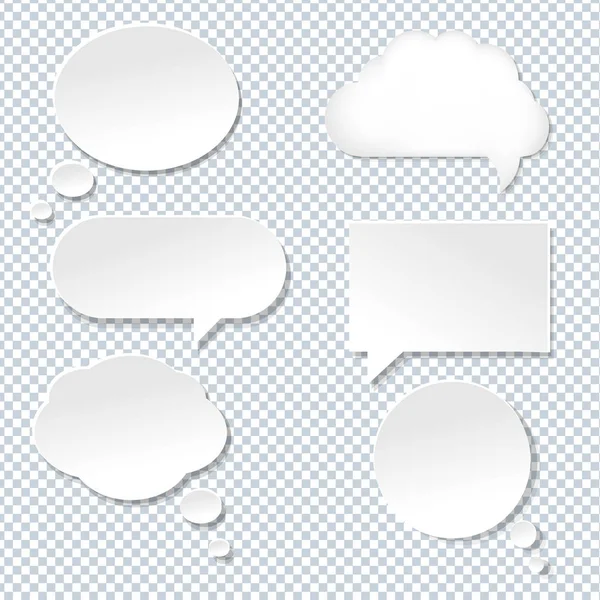 Speech Bubble With Old paper — Stock Vector