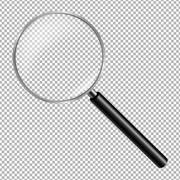 Magnifying Glass Isolated — Stock Vector