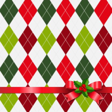 Xmas Tartan arka plan