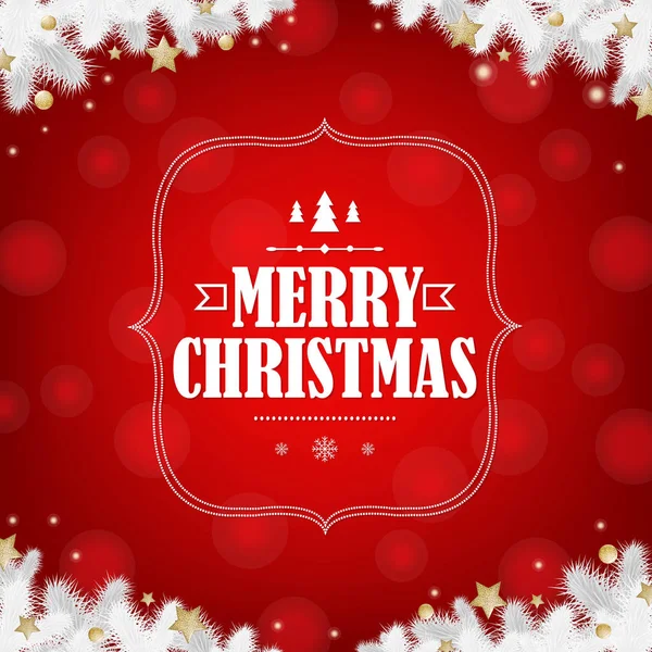 Kırmızı Noel kartı