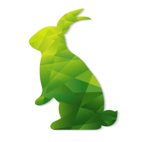 Origami Rabbit Illustrasjon – stockvektor