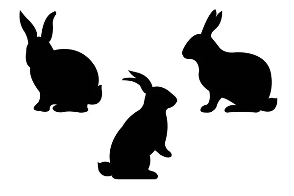 Rabbits Vector Illustration — Stock Vector