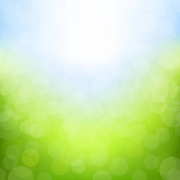 Primavera bokeh fondo — Vector de stock