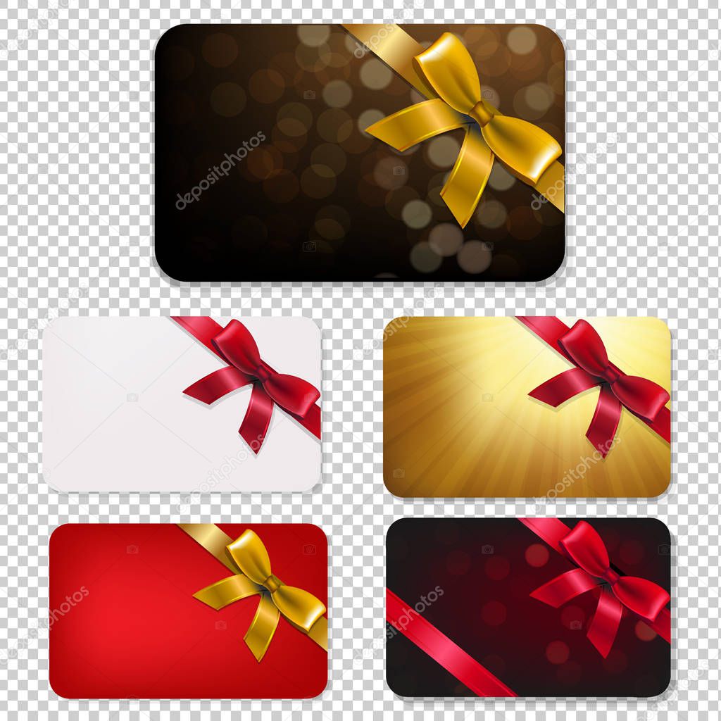 Gift Card With Bows Big Set