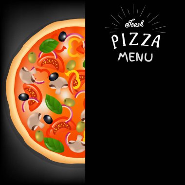 Pizza menü şablonun