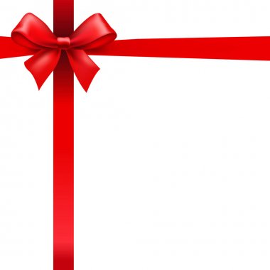 kırmızı kurdele yay