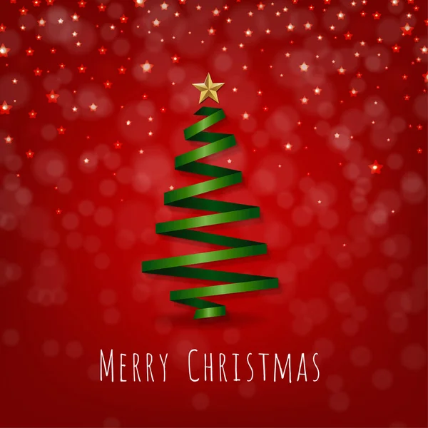 Joyeux Noël carte postale — Image vectorielle
