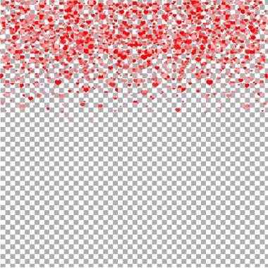 Sevgililer günü sınır izole ile degrade kafes, vektör çizim