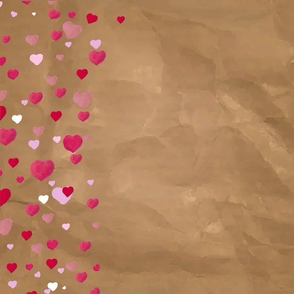 Tarjeta Retro Del Día San Valentín Con Malla Degradada Ilustración — Vector de stock