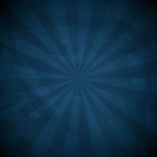 Sunburst Blauer Hintergrund Mit Gradientennetz Vektorillustration — Stockvektor