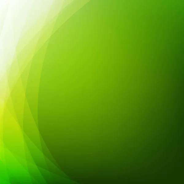 グラデーション メッシュ ベクトル図でのラインと緑の背景 — ストックベクタ