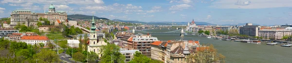 Panorama Budapešti v pošmourné ráno — Stock fotografie