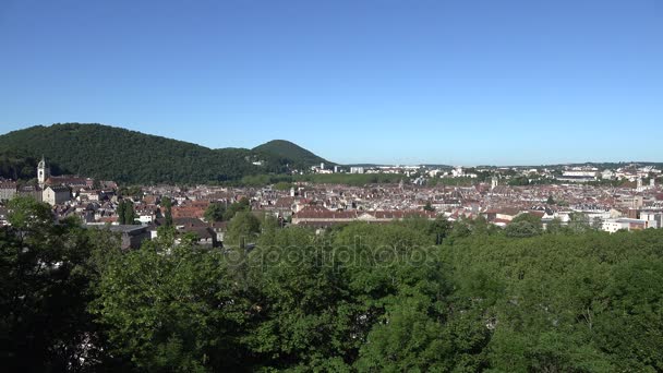 Besancon in a sunny summer day — Stock Video