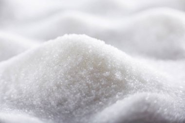 Yakın plan şeker, tepelerin şekli (makro arkaplan resmi)