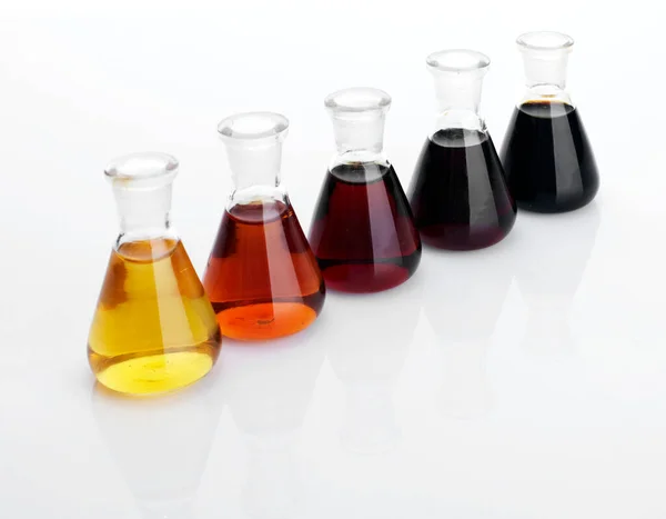 Laboratory Glass Container Liquid — Stock Photo, Image